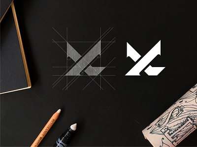 YL monogram logo abstract apparel brand design icon lettering lettermark logo monogram symbol vector yl