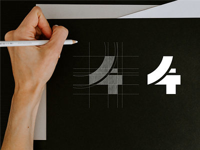 4T monogram logo 4t abstract branding design design logo icon illustration lettering logo monogram simple symbol vector
