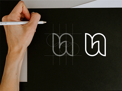 UN monogram logo abstract app branding design icon illustration lettering lineart logo monogram simple symbol typography un vector