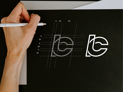 LC monogram logo abstract app brand branding concept design icon illustration lc lettering lineart logo monogram symbol typography vector