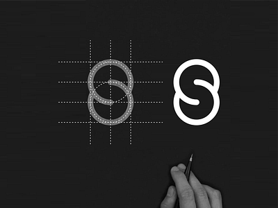 S8 monogram logo abstract app brand branding design icon illustration lettering logo monogram s8 simple symbol vector