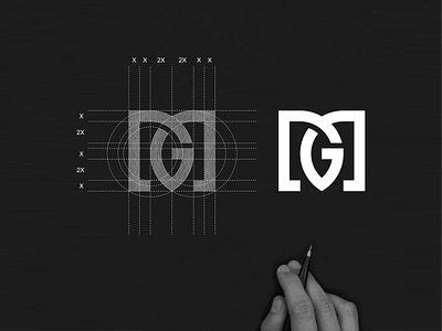 MG Logo  Mg logo, Monogram logo design, Letter logo design