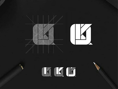 IKO monogram logo app branding concept logo design icon illustration letter lettering logo logo maker mark minimal monogram symbol vector