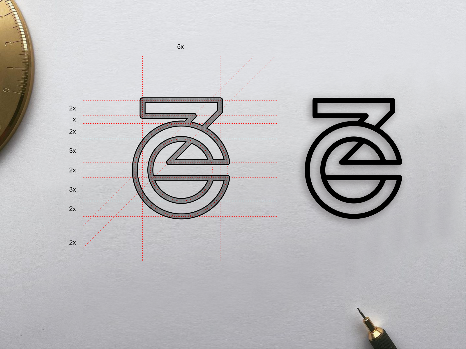 ZC monogram logo by santuy_dsgn on Dribbble