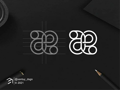 AE monogram logo concept