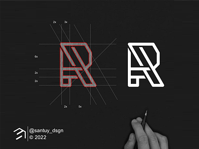 AR Monogram Logo Concept! a branding design grid icon illustration inspirationslogo lettering lineart logo logoideas monogram r symbol vector