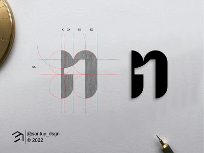 N1 Monogram Logo Concept! 1 brand branding design icon identity illustration inspirationslogo letter lettering logo logoideas monogram n number symbol vector