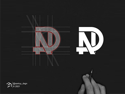 AND Monogram Logo Design! a brand branding d design icon illustration inspirationslogo lettering letters logo logoideas monogram n symbol vector