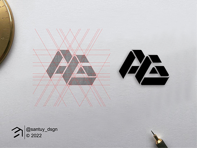 AG Monogram Logo Concept! a brand branding design g icon illustration inspirationslogo letter lettering logo logoideas monogram symbol vector