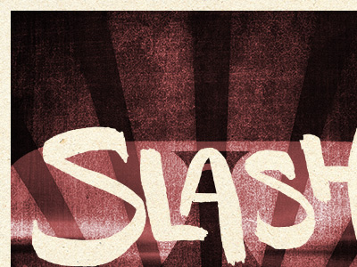 Slash Web Series grunge music slash vintage web banner