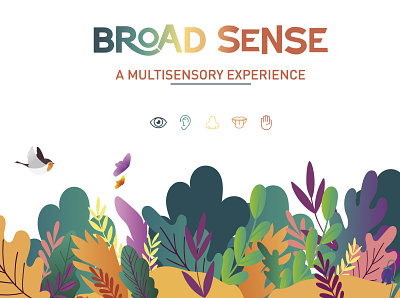 Broad Sense branding design experience illustration illustrator logo minimal vector
