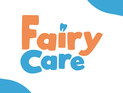 Fairy Care Logo branding children dental dental care dental logo design fun illustrator logo logotipo minimal vector