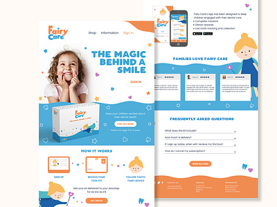 Fairy Care Web design