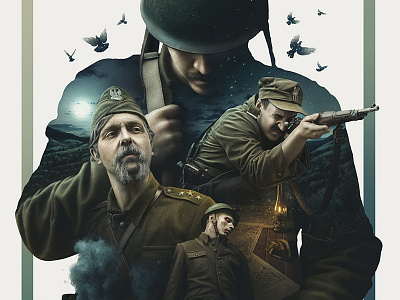 Widzimy To - Gry Wojenne comedy double exposure doves film games landscape movie pigeons pijecki poster short war