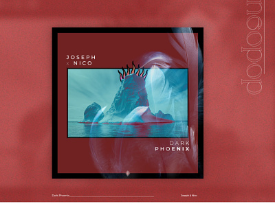 Dark Phoenix - Joseph & Nico bird cover design fire iceberg samudiaz