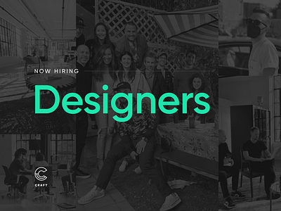 Now Hiring Designers