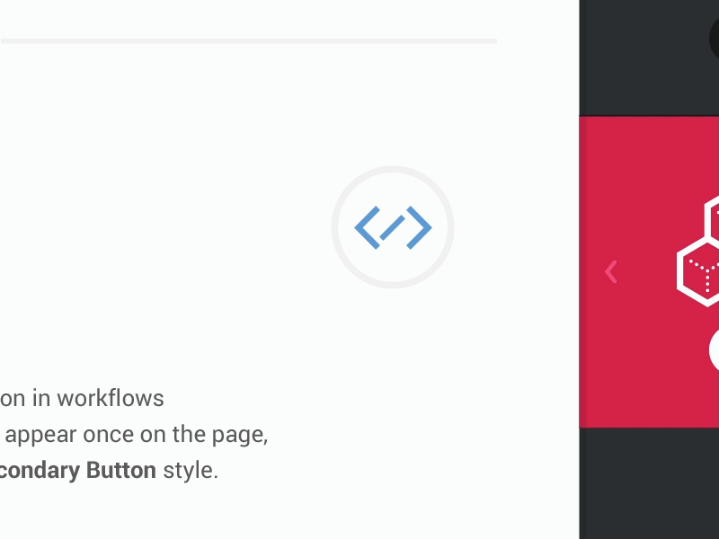 Enabling Code View close animation ux interactions code design intuitive company