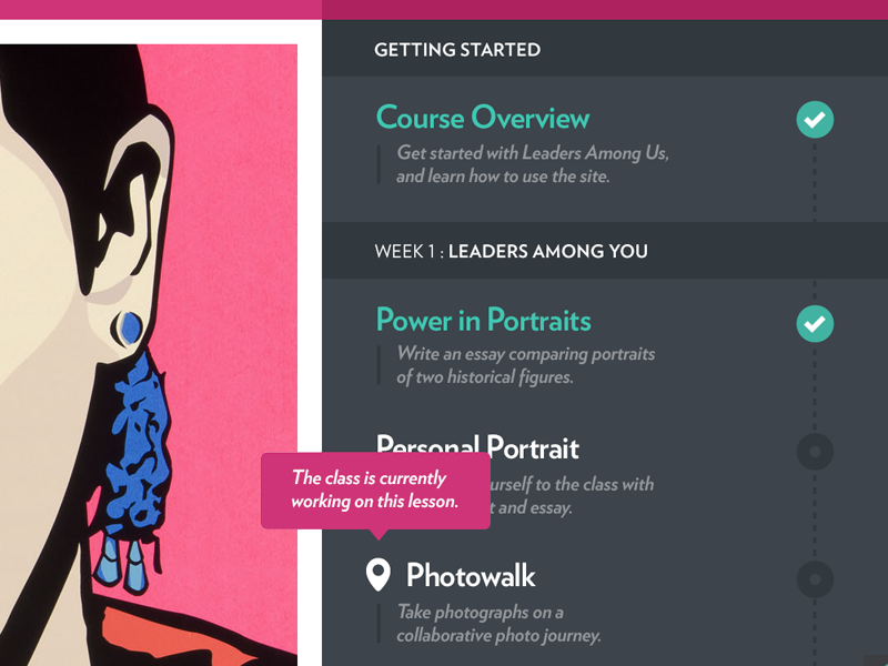 The dog ate my homework. ux navigation education art progress indication design intuitive company