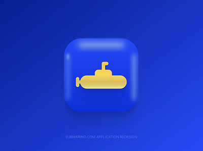 Daily UI #005 - App Icon app design illustration logo store submarine ui ux