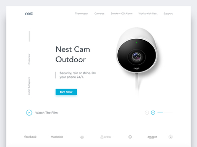 Nest Cam Outdoor Product Landing Page Exploration