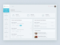 Fitness Dashboard Design Exploration