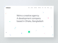 Studio Landing Page Design Concept  White Concept