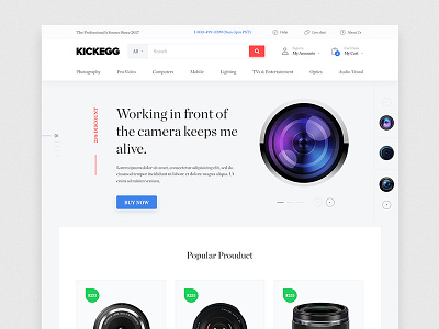 Kickegg E-commerce Website Exploration