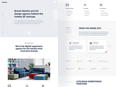 Agency Homepage Design