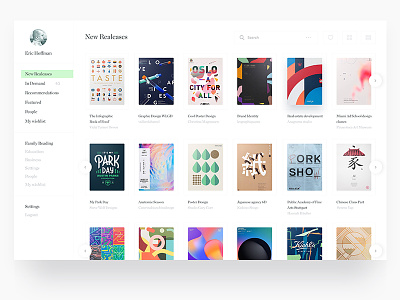 Book UI Design Exploration