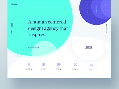Brand Design agency agency bootstrap design layout minimal portfolio profile simple template typography unusual web