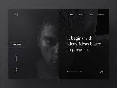 Matt Anderson Portfolio Exploration -- 02 design flat grid menu navigation portfolio print site typography ui web