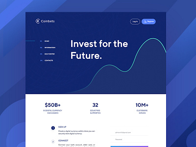 Coinbets Landing Page