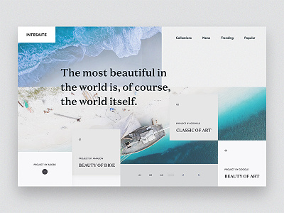 Intesaite Landing Page Concept 03