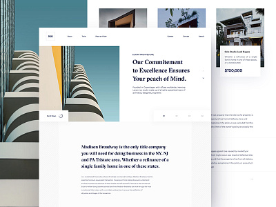 Madison Architecture by Masudur Rahman on Dribbble