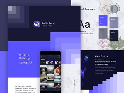 Double Dog Application Behance Case Study app be daring do dares double dog double dog love ios minimal product design send video proof share your videos social app ui ux win money win prizes