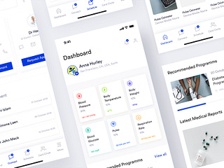 Healthcare Engagement Application Exploration by Masudur Rahman on Dribbble