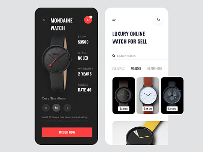 Luxury Watch Application Design 2.0