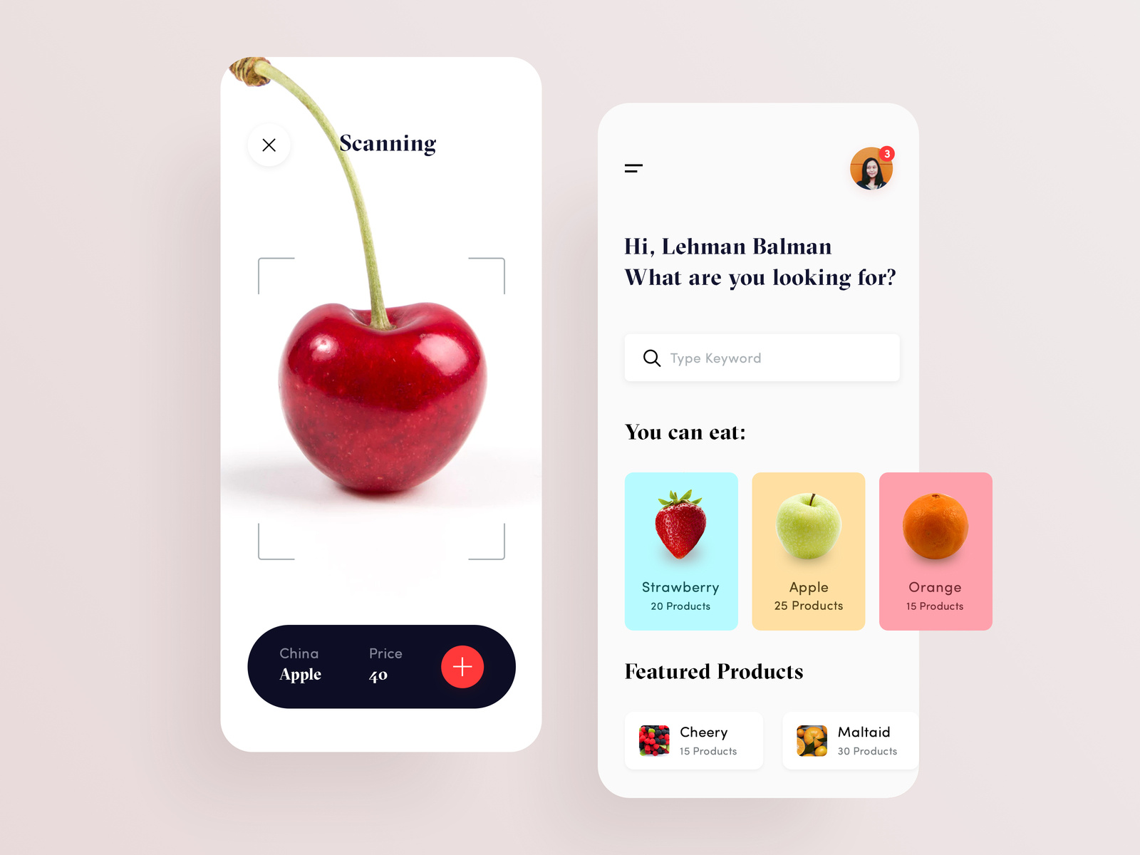 AR Fruits Application Design by Masudur Rahman for Orizon: UI/UX Design ...
