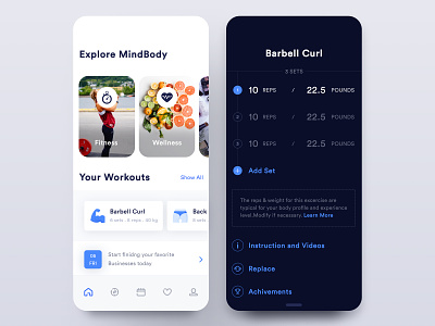 Fitness Application Design