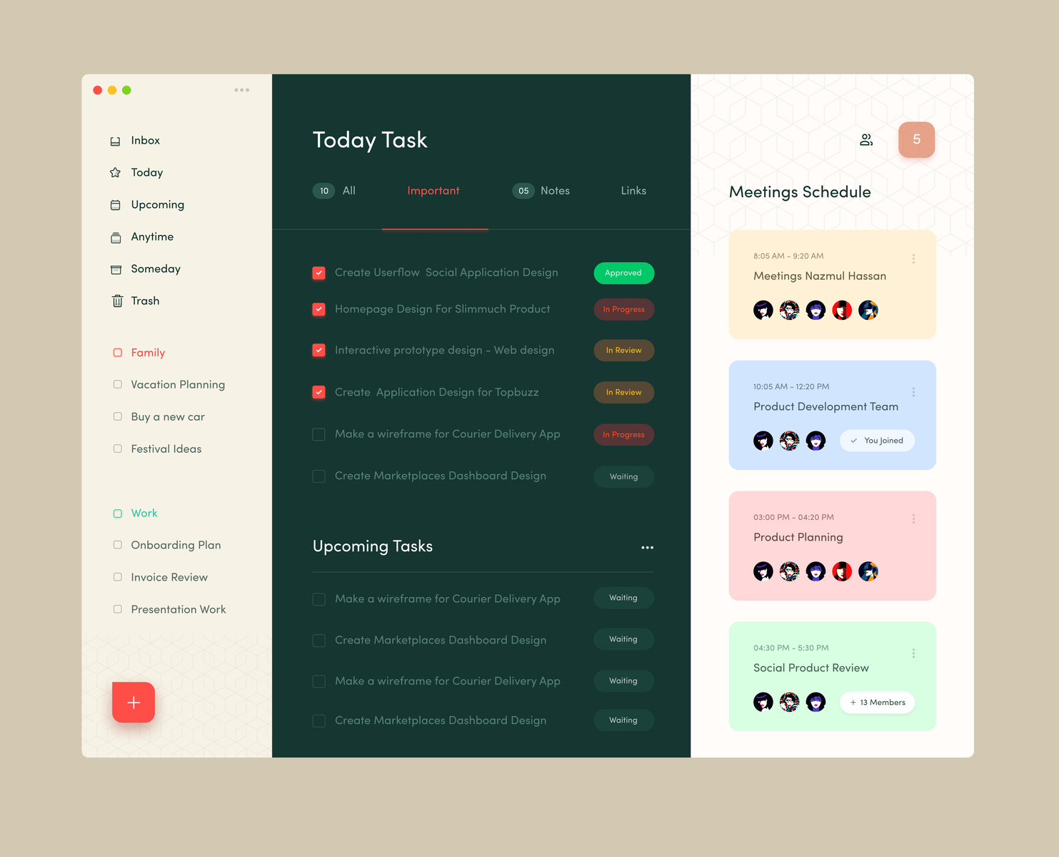 Task Management Web Application Design by Masudur Rahman on Dribbble