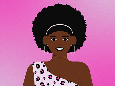 Afro woman