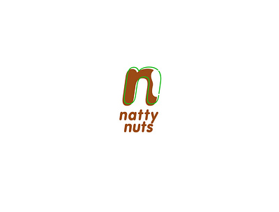 Natty Nuts Logo branding design flat icon illustration logo minimal