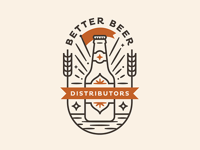 Better Beer Badges badge brand brand identity branding brew brewery craft emblems logo