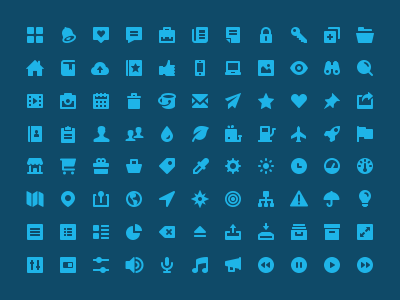 Flaticons - Solid Set Preview