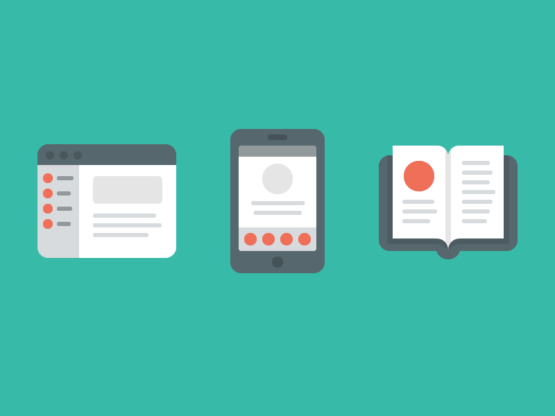 Design Services Iconography icons iconography set services design print app web