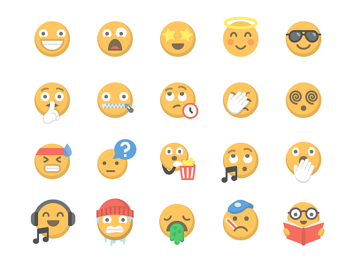 Moji - Emotions by Zach Roszczewski on Dribbble