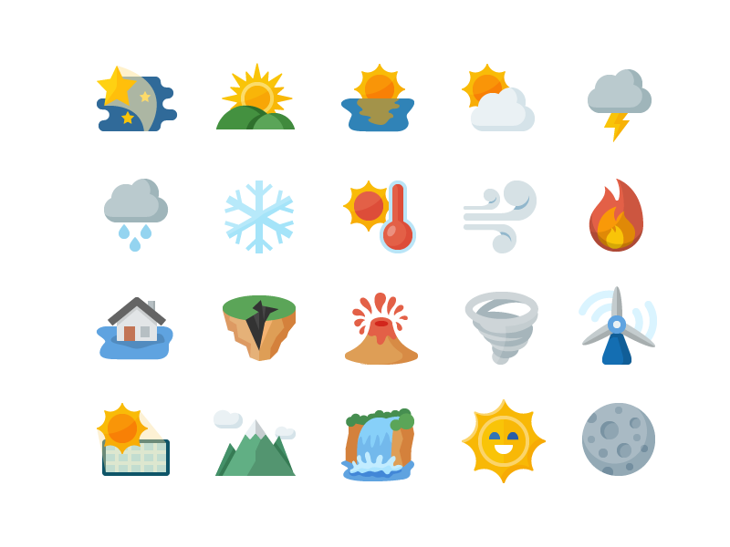  Nature  Emojis by Zach Roszczewski on Dribbble