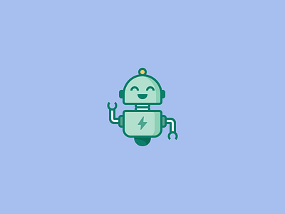 Robot Mascot admin avatar character illustration logo mascot robot