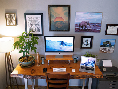 My Home Workspace desk freelance home nature office studio workspace