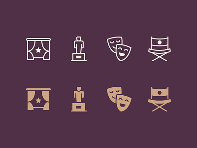 Fantasy Movie League - Tab Icons